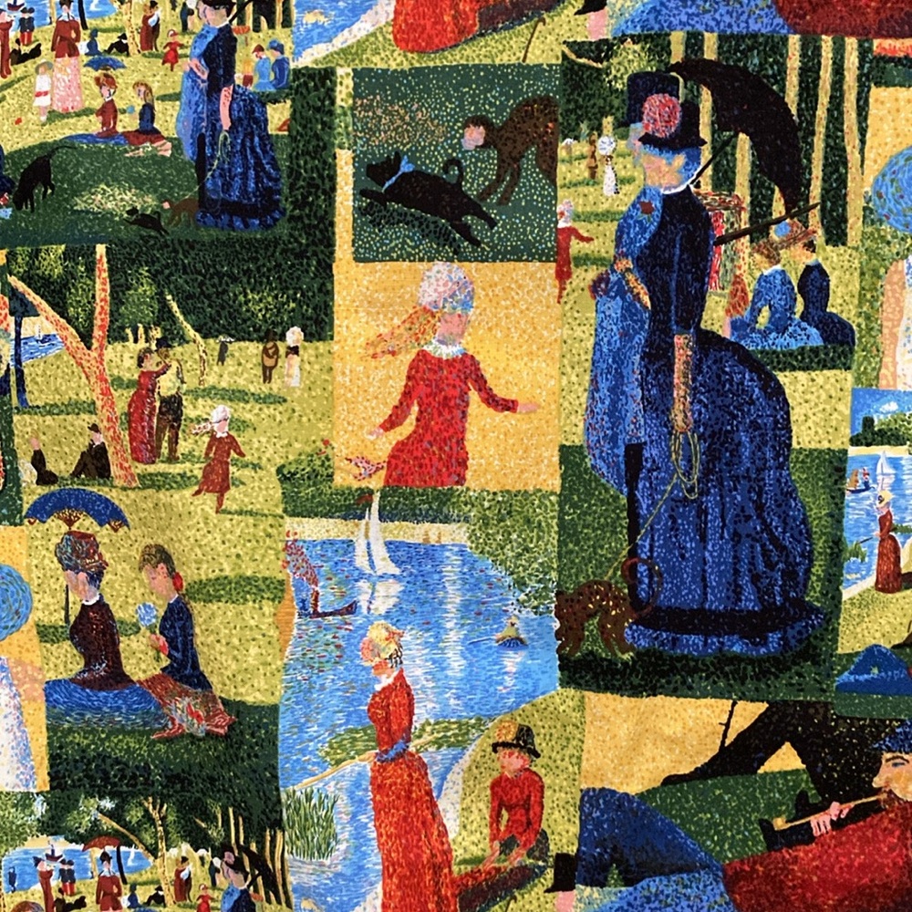 “Sunday in the Park” fabric. 2.5 yards. - Picture 5 of 5